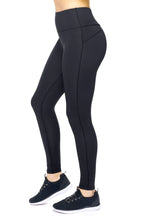 Load image into Gallery viewer, Freedom and Majesty - XL Black Leggings made in USA