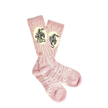 Load image into Gallery viewer, Lucky Chuck Fringe Boot Socks Pink