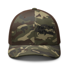 Load image into Gallery viewer, Freedom and Majesty Camouflage Camo Trucker Hat - Cap