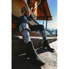 Load image into Gallery viewer, Lucky Chuck Brand Grey Boot Socks
