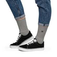Load image into Gallery viewer, Freedom &amp; Majesty Embroidered Socks
