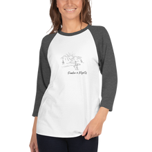 Load image into Gallery viewer, Freedom and Majesty - Desert Mountains baseball T-shirt Tee and American West landscape
