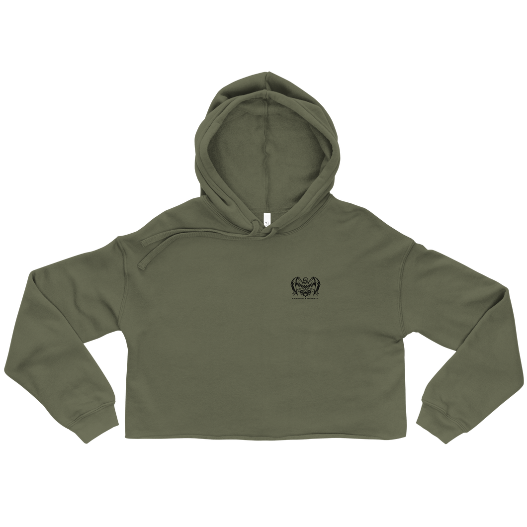 Freedom and Majesty ~ Crop Hoodie Sweatshirt