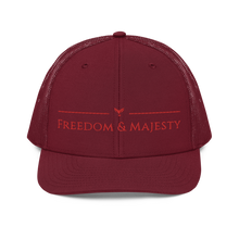 Load image into Gallery viewer, Freedom &amp; Majesty Trucker Cap
