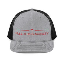 Load image into Gallery viewer, Freedom &amp; Majesty Trucker Cap
