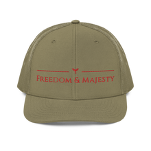 Load image into Gallery viewer, Freedom &amp; Majesty Trucker Cap
